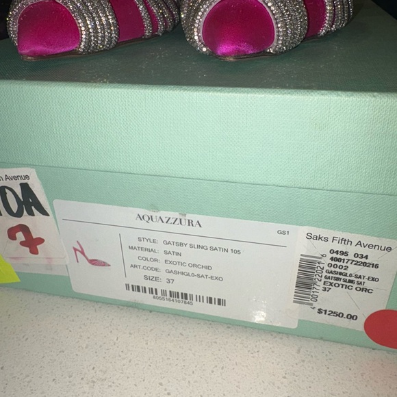 Pink Diamond Aquazzura Heels - Picture 9 of 12